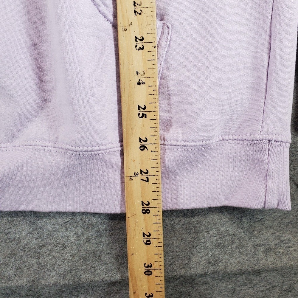 Quiksilver Hoodie Mens Large Light Purple Y2K Double Sided Surf Grunge Pullover - Picture 7 of 13